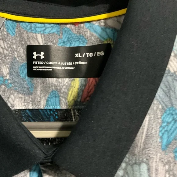Stephen Curry Under Armour Golf Polo Size XL - Picture 3 of 5